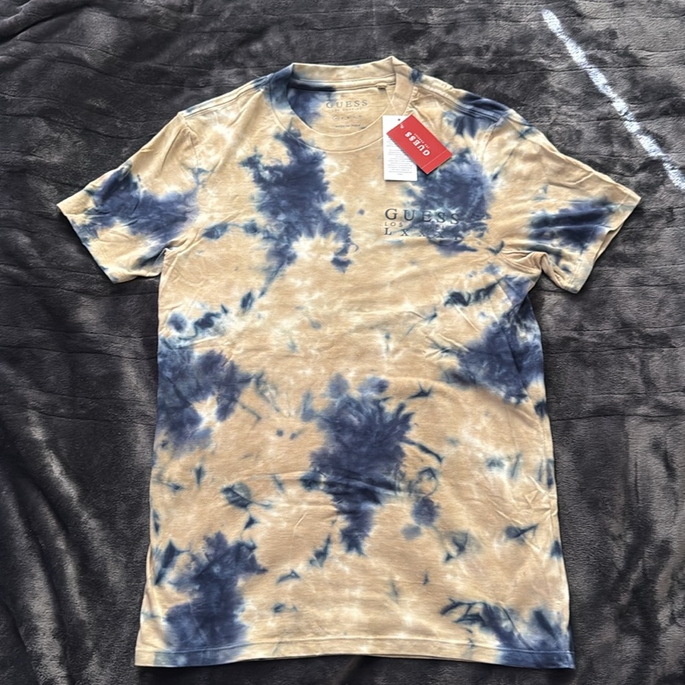 Men’s Guess? Print Crew Neck Tee - XS